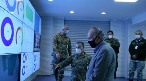 Ministro de Defensa Nacional inspeccionó el puesto de mando del Estado Mayor Conjunto