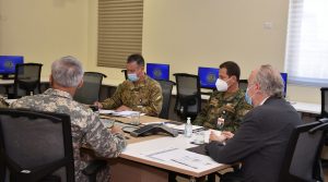 Jefe del Estado Mayor Conjunto realiza exposición al Ministro de Defensa