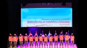 Comando Conjunto Austral coordina ceremonia de despedida de la dotación Estación Polar Científica Conjunta Glaciar Unión 2021/2022