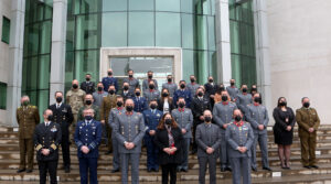 Ceremonia del vigésimo aniversario del Centro Conjunto para  Operaciones de Paz de Chile