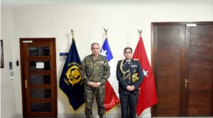 Audiencia y saludo protocolar del Agregado de Defensa de Ecuador al Jefe del Estado Mayor Conjunto