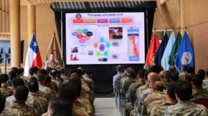 Visita del Curso Conjunto de Estado Mayor a las áreas de responsabilidad del Comando Conjunto Norte en Iquique
