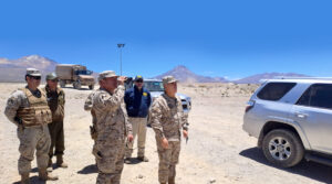 Revista del Comandante del Comando Conjunto Norte al personal desplegado en Colchane