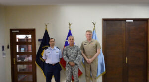 Presentación del Agregado de Defensa de Estado Unidos en Chile y del Jefe de la Oficina de Cooperación en Seguridad