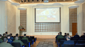 Visita protocolar del Curso de Estado Mayor de la Escuela Superior de Guerra de las Fuerzas Armadas de Brasil