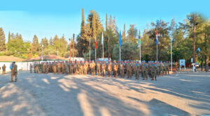 Ceremonia de entrega de MEDAL PARADE en Misión de Chipre UNFICYP a personal Armada