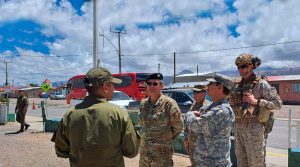 Jefe del Estado Mayor Conjunto visita Macro Zona Norte para realizar revista inspectiva