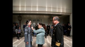 Mayor Antonieta Durán recibe medalla “Al mérito por servicios distinguidos en operaciones de paz” en el Líbano