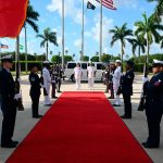 JEFE DEL EMCO VICEALMIRANTE PABLO NIEMANN VISITA COMANDO SUR DE LOS ESTADOS UNIDOS