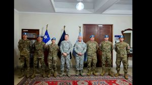 CONTINGENTE DESPLEGADO A CHIPRE REALIZA SALUDO PROTOCOLAR AL JEFE DEL ESTADO MAYOR CONJUNTO