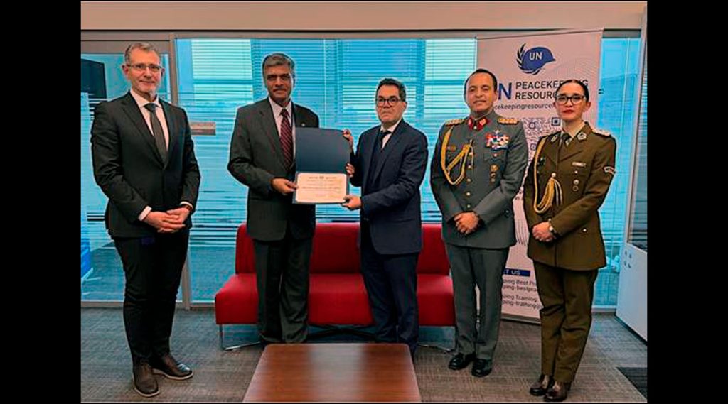 CECOPAC RENUEVA CERTIFICACIÓN DE ESTÁNDARES DE ENTRENAMIENTO DE PRE DESPLIEGUE PARA PERSONAL MILITAR