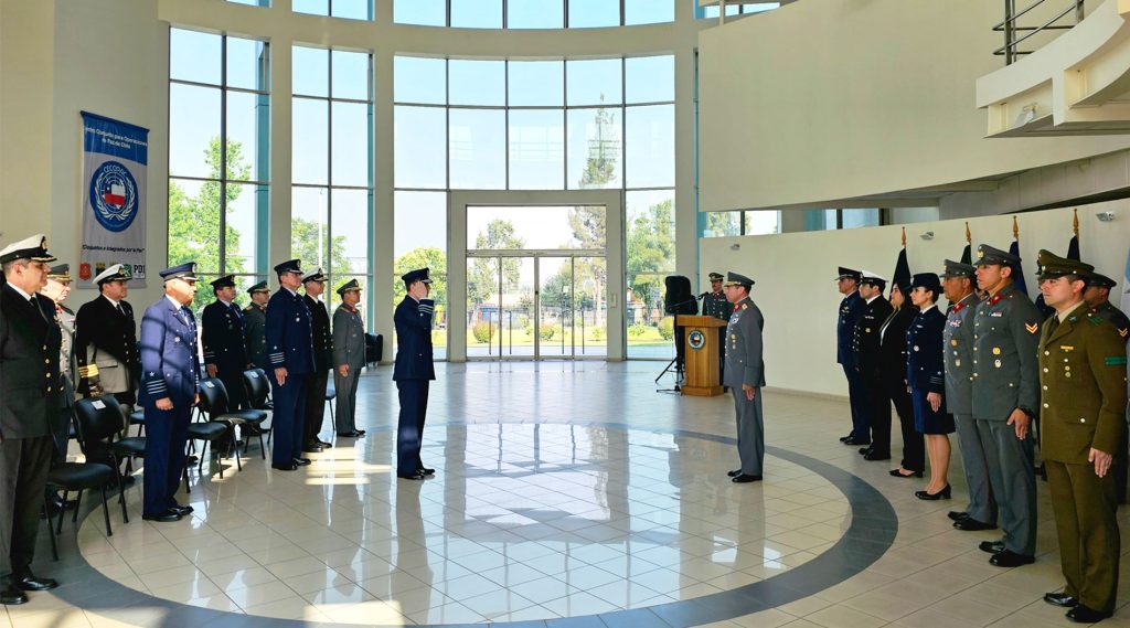 CENTRO CONJUNTO PARA OPERACIONES DE PAZ DE CHILE EFECTÚA CEREMONIA DE CAMBIO DE MANDO