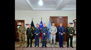 SALUDO PROTOCOLAR DE OFICIALES INSTRUCTORES EXTRANJEROS DE CECOPAC