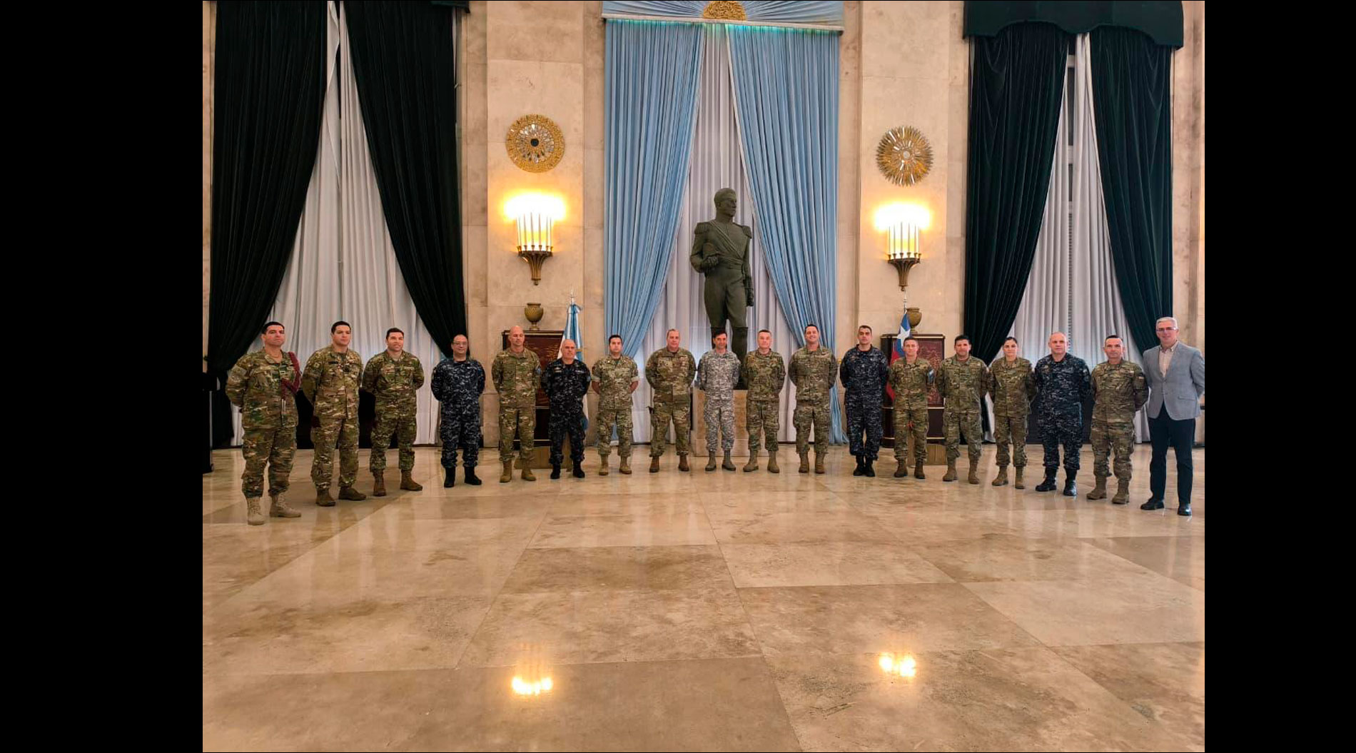 FINALIZA 1RA REUNIÓN TÉCNICA BILATERAL DE LA FUERZA DE PAZ COMBINADA “CRUZ DEL SUR”