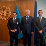 AGREGADOS DE DEFENSA ANTE LA ONU SE REÚNEN CON JEFE DE LA MISIÓN DE VERIFICACIÓN DE LAS NACIONES UNIDAS EN COLOMBIA