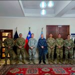 CONTINGENTE CHILENO DESPLEGADO A OPERACIÓN EUFOR ALTHEA REALIZA SALUDO PROTOCOLAR A JEFE DEL EMCO